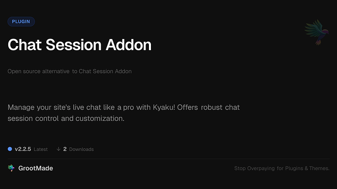 Chat Session Addon