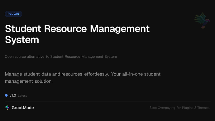 Student Resource Management System