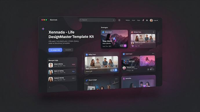 Xennada - Life Coach DesignMaster Template Kit