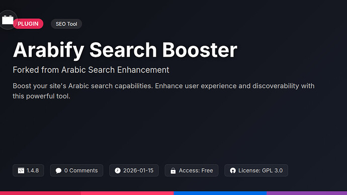 Arabic Search Enhancement