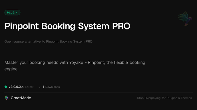 Pinpoint Booking System PRO