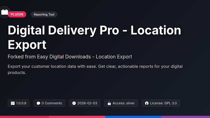 Awesome Downloads - Location Export