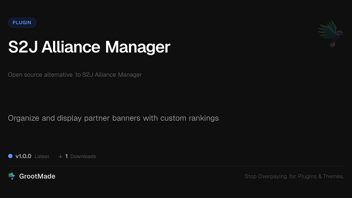 S2J Alliance Manager