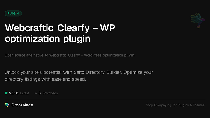 Webcraftic Clearfy – WP optimization plugin