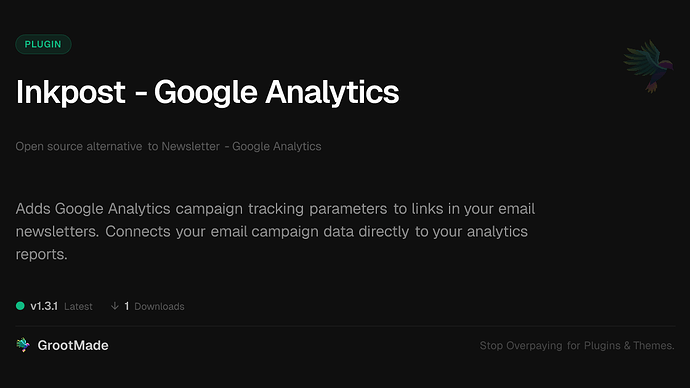 Inkpost - Google Analytics