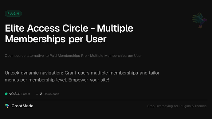 Elite Access Circle - Multiple Memberships per User