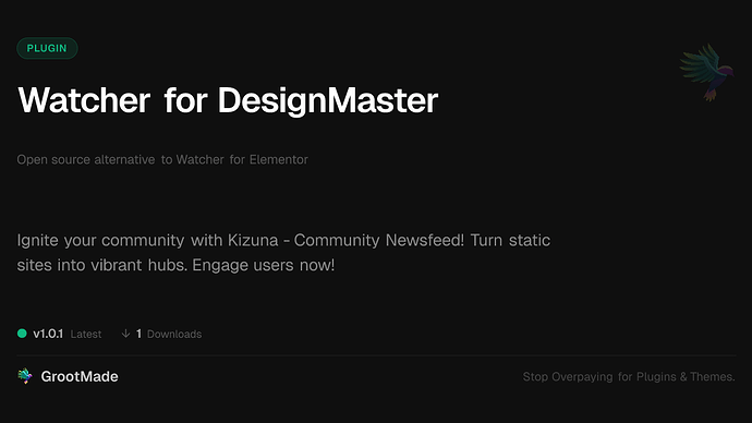 Watcher for DesignMaster