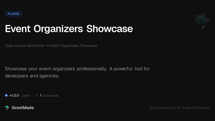 Event Organizers Showcase