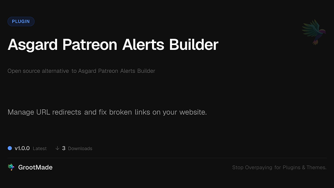 Asgard Patreon Alerts Builder