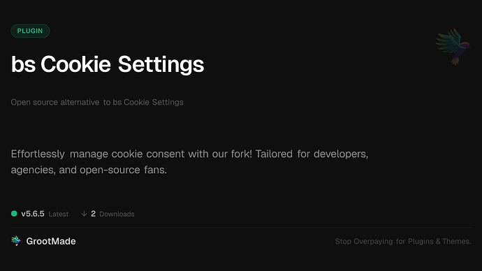 bs Cookie Settings