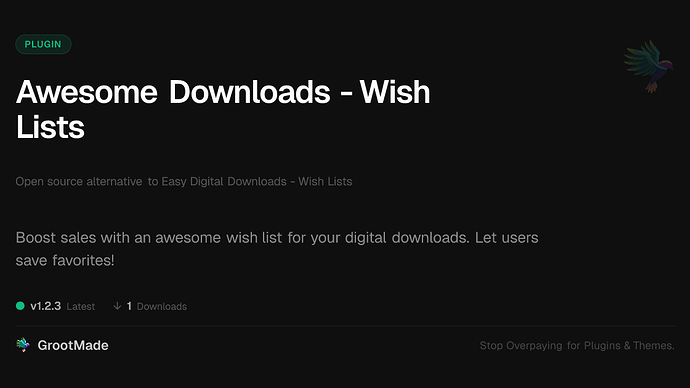 Awesome Downloads - Wish Lists