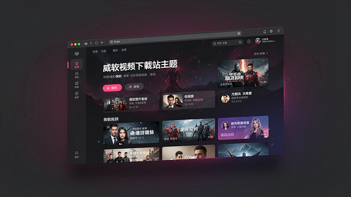 威软视频下载站主题