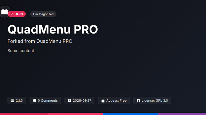 QuadMenu PRO