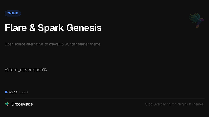 Flare & Spark Genesis