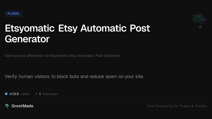 Etsyomatic Etsy Automatic Post Generator