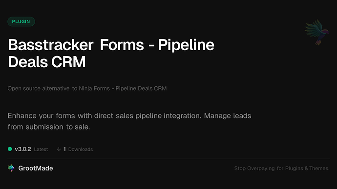 Basstracker Forms - Pipeline Deals CRM
