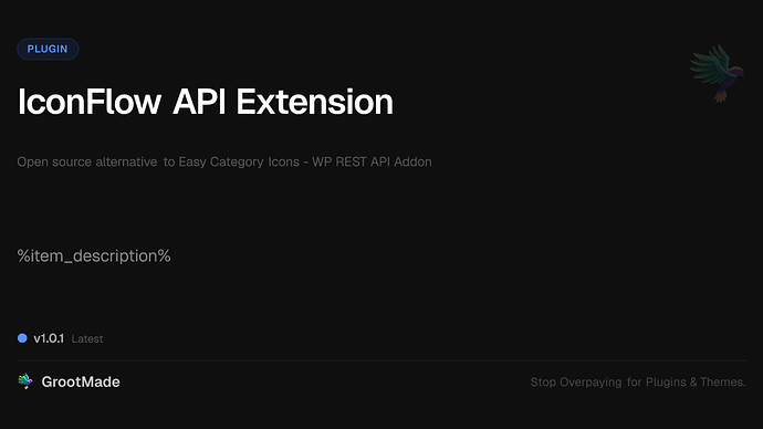 IconFlow API Extension