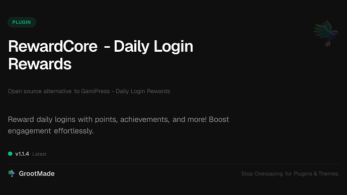RewardCore - Daily Login Rewards