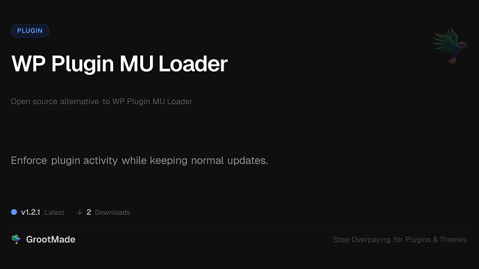 WP Plugin MU Loader