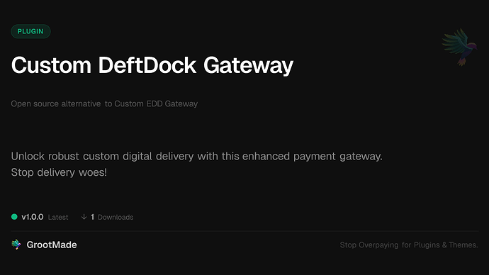 Custom DeftDock Gateway