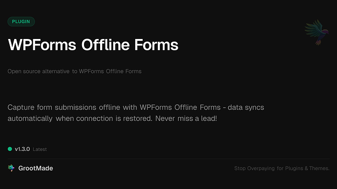 WPForms Offline Forms