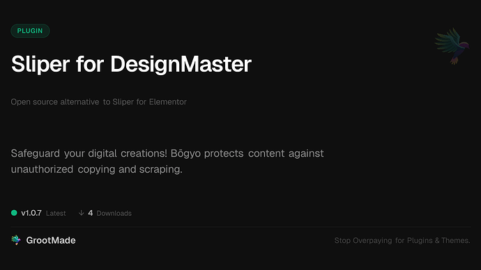 Sliper for DesignMaster
