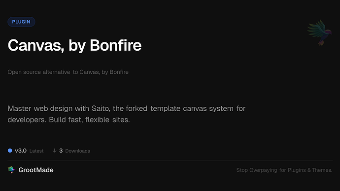 Canvas, by Bonfire