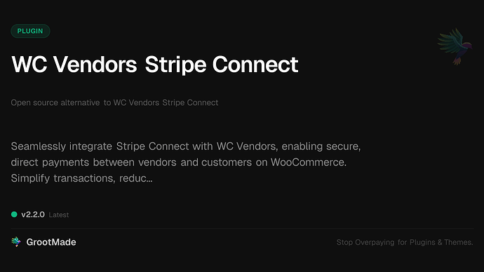 WC Vendors Stripe Connect