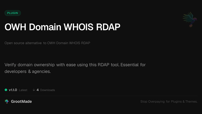 OWH Domain WHOIS RDAP