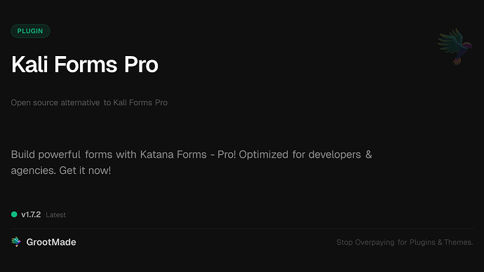 Kali Forms Pro