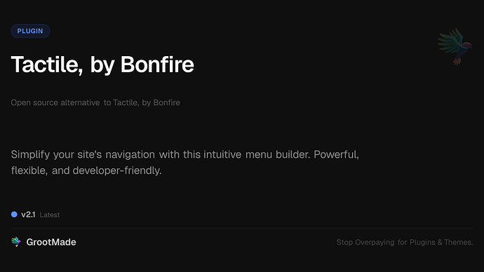Tactile, by Bonfire