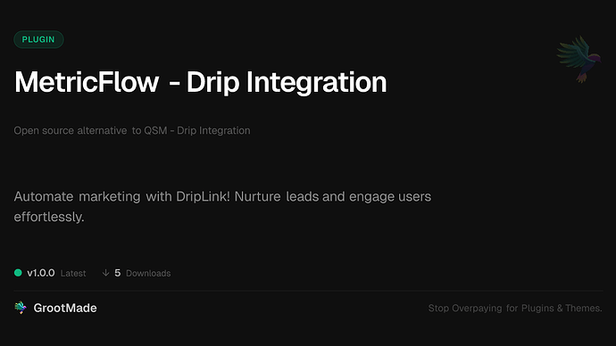 MetricFlow - Drip Integration