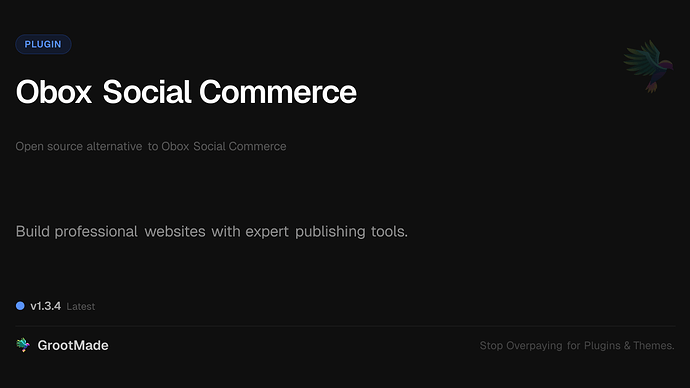 Obox Social Commerce