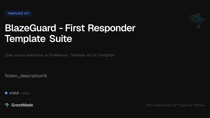 BlazeGuard - First Responder Template Suite