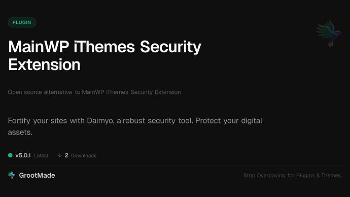 MainWP iThemes Security Extension