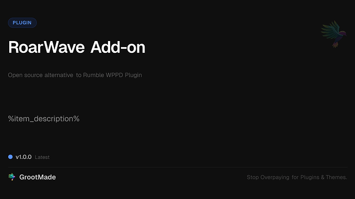 RoarWave Add-on