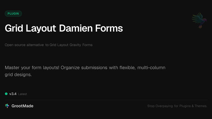 Grid Layout Damien Forms