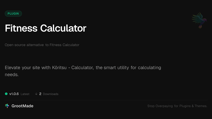 Fitness Calculator