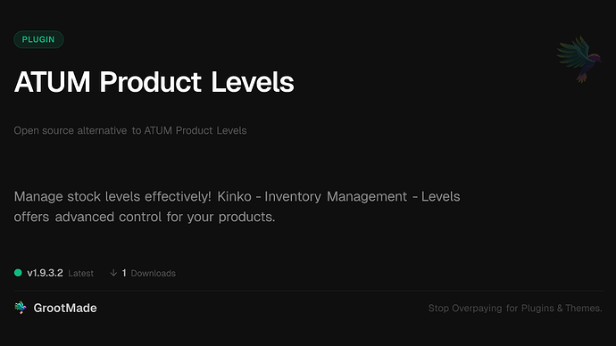 ATUM Product Levels