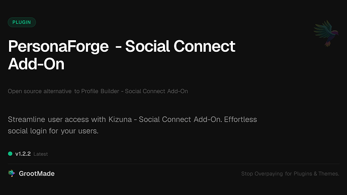 PersonaForge - Social Connect Add-On