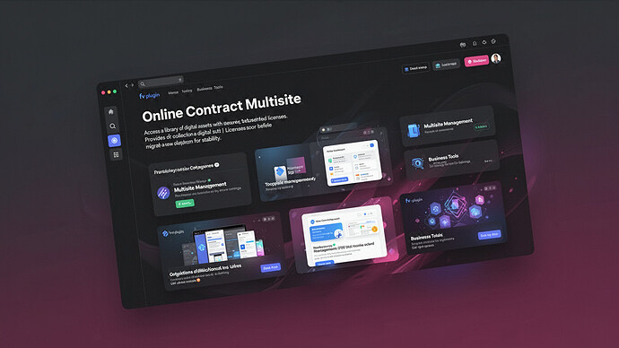 Online Contract Multisite