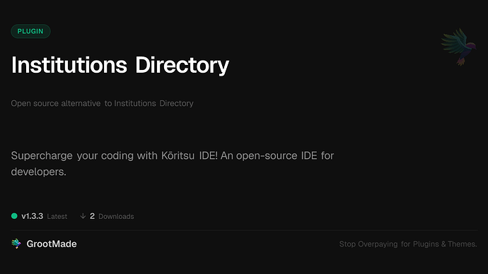 Institutions Directory