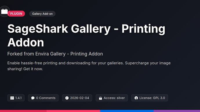 Petra Gallery - Printing Addon