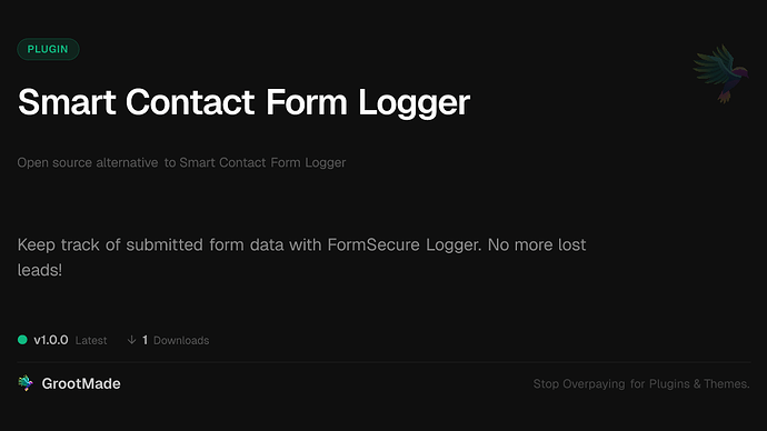 Smart Contact Form Logger