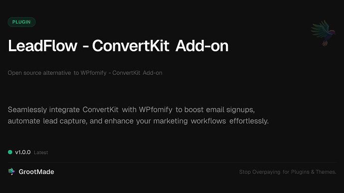 LeadFlow - ConvertKit Add-on