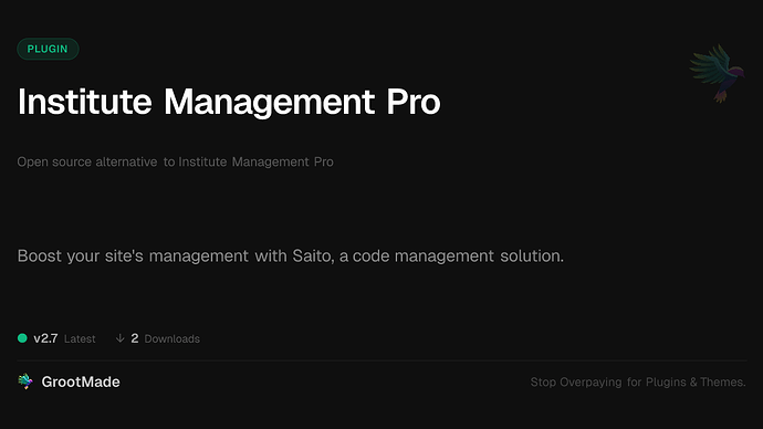 Institute Management Pro