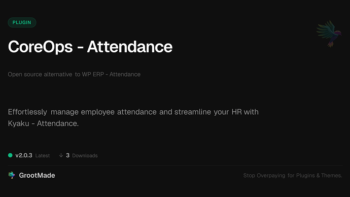 CoreOps - Attendance