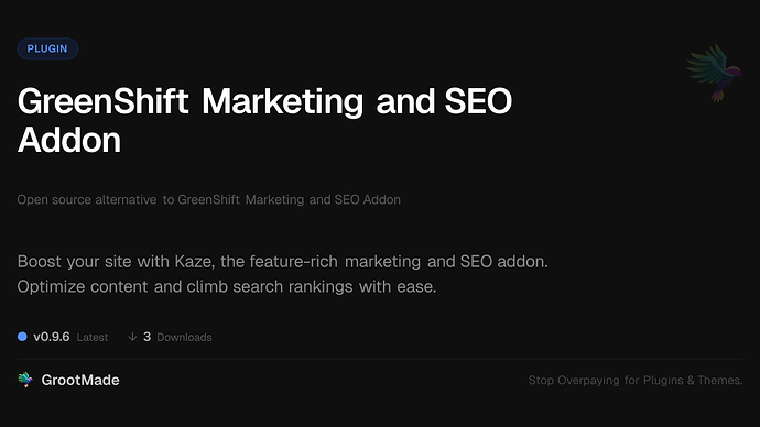 GreenShift Marketing and SEO Addon