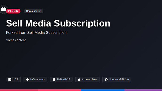 Sell Media Subscription