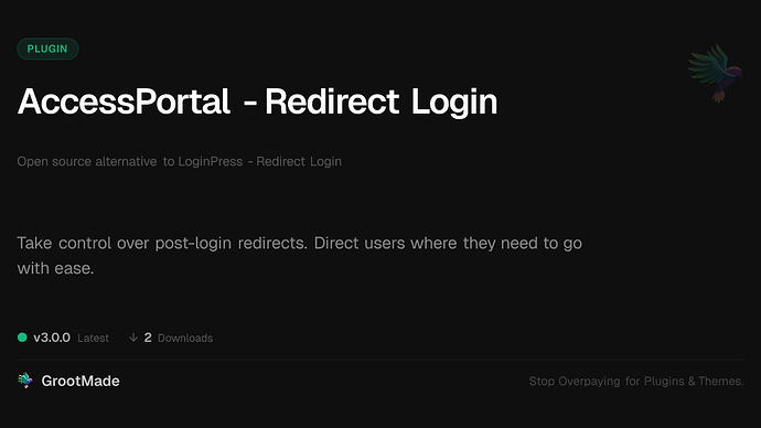 AccessPortal - Redirect Login